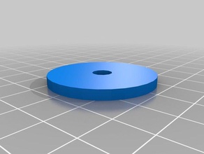my customized simple disk hole 3d print model - Mito3D