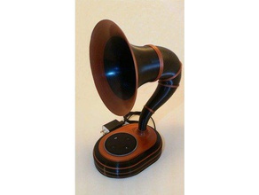 amazon echo de 2ème génération dot gramophone l'audio grammy 3d print model - Mito3D