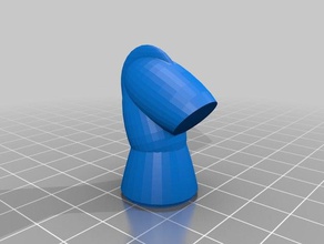chess knight minimal 3d print model - Mito3D