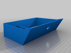 tesla model s x cubby tiroir de l'automobile j1772 la modèle 3d print model - Mito3D