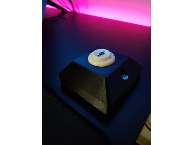estilo arcade botão de montagem computador 3D print model - Mito3D