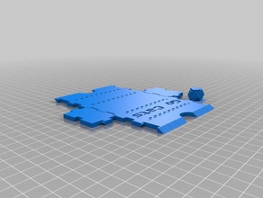 pliage en forme de cube bureau personnalisé 3d print model - Mito3D