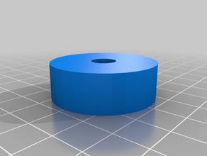 my customized simple disk hole 3d print model - Mito3D