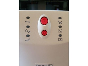 apc ups button assembly power smart test 3d print model - Mito3D