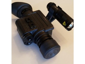 armasight spark core flashlight mount sport & outdoors night vision 3d print model - Mito3D