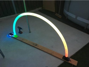 luz de arco natal luzes iluminação pixel 3d print model - Mito3D
