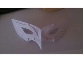 wearable joker máscara el traje de halloween la persona 5 juego video ponible 3d print model - Mito3D