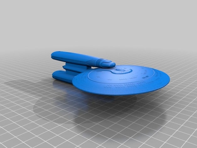 star trek tng challenger di classe i veicoli borg starship 3D print model - Mito3D