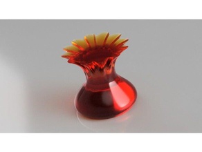 my wife's watertight vase decor flower 3d print model - Mito3D