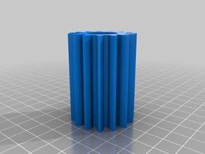 my customized involute spur gear hobby 3d print model - Mito3D