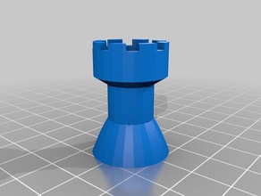 chess rook 3d print model - Mito3D