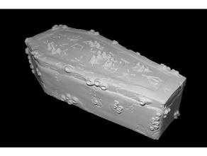 sunken king jeux patron cercueil crypte dandd le mdn donjons dragons roi mini miniature en contrebas dessus de table tombeau 3d print model - Mito3D