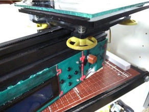 cama de ajuste la tuerca m3 thumbweel Impresora 3d las piezas ajustable nutwing mariposa 3d print model - Mito3D