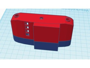 eachine vr006 moniteur cas - grand compartiment de la batterie l'électronique 9livesfpv fpv 3d print model - Mito3D