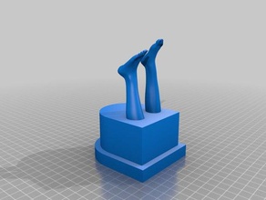 piedi trofeo giochi e giocattoli fitbit i passaggi passo della concorrenza il 3d print model - Mito3D