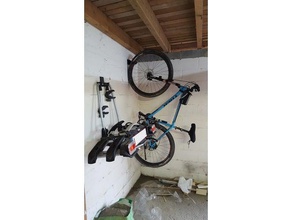 vélo crochet de suspension au mur - roues 29 pouces porte-outils & boîtes De support pour la fixation soutien le vtt mural 3d print model - Mito3D