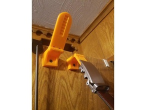 ratchet belt hanger 3d printing buckle holder hang wall 3d print model - Mito3D