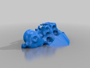 fundido dados las esculturas 3d print model - Mito3D