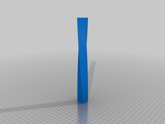 cayan tower dubai skyscraper 3D print model - Mito3D