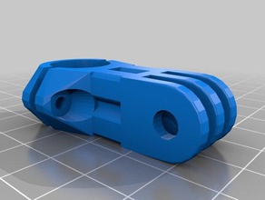 personalizado auge de la gopro en el monte cámara 3d print model - Mito3D