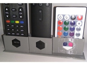 modular remote control holder gadgets controller 3d print model - Mito3D