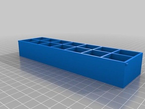 7daypillbox-25x25x25 containers customized 3d print model - Mito3D