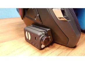 mobius Kamera Helm Halterung blockieren diy mobius-Kamera montieren Hai shark 3d print model - Mito3D