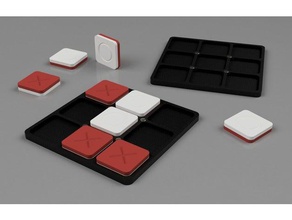 tic tac toe gioco morpion giochi 3d print model - Mito3D