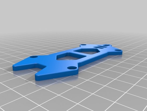 vertex5 üst mount lipo pad r c araçlar 3D print model - Mito3D