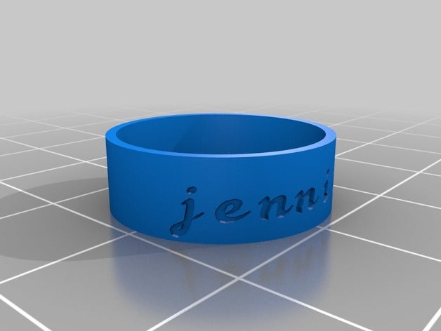 anello su misura jr anelli 3D print model - Mito3D