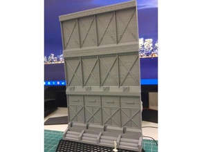 gundam diorama chain base hanger buildings & structures model gunpla miniature 3d print model - Mito3D