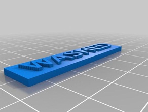 dishwasher sign washed 10 tools 3d print model - Mito3D