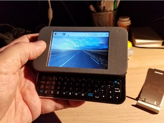 pi cero terminal de caso equipo raspberry 3D print model - Mito3D