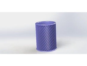 spiral vazo kaplar 3d print model - Mito3D