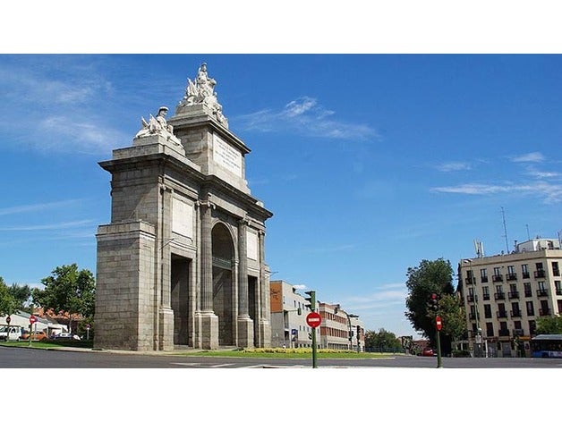 puerta de toledo edifícios e estruturas arquitectura edificios madrid 3D print model - Mito3D