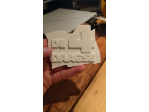 4 daagse-Taste Schilder & logos 3d print model - Mito3D