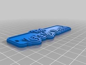 mi personalizados multilínea tag llavero llaveros personalizado 3d print model - Mito3D