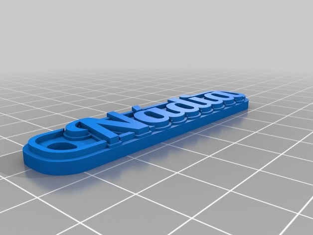 n dia keychains customized 3D print model - Mito3D