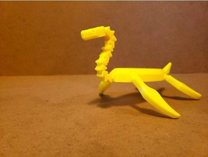flexi nessie Kreaturen artikuliert Dinosaurier flexibel lock-ness-monster kein support keine unterstützt plesiosaurus beweglich drucken-in-one drucken-in-place drucken Ort supportless - Spielzeug 3d print model - Mito3D