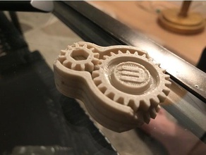 fidget gear hex connector mechanical toys spinner gears 3d print model - Mito3D