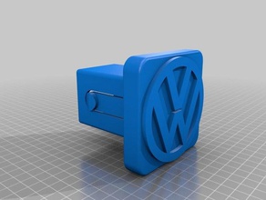 vw enganche de la cubierta automoción 3d print model - Mito3D