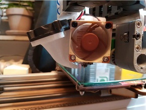 ormerod 2 e3d v6 holder cooling fan 3d printer parts 3d print model - Mito3D