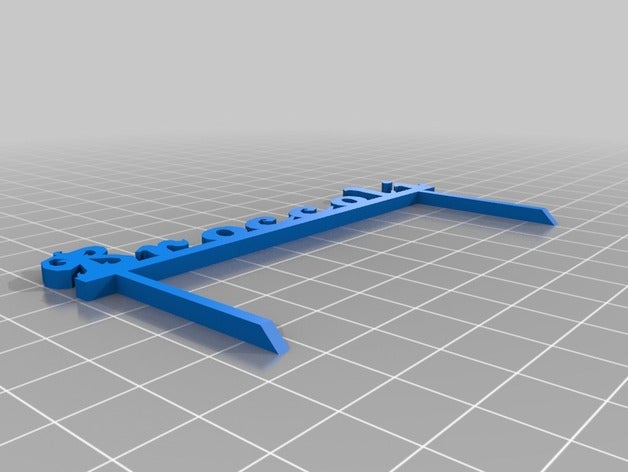 le brocoli jardin signer extérieur et personnalisé 3D print model - Mito3D