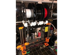 prusa mk2, mk3 filamento titular rolamentos Impressora 3d acessórios abs rolamento de esferas suporte construir fácil alteração i3 mk2 animal estimação petg pla original 3d print model - Mito3D