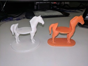 d&d - cavallo, mini giochi mappa di battaglia cavallo in miniatura 3d print model - Mito3D