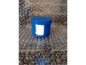 gorra de algodón almohadillas lana contenedor los contenedores 3d print model - Mito3D