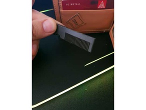 mini pettine per barba e baffi strumenti in miniatura i tasca 3d print model - Mito3D