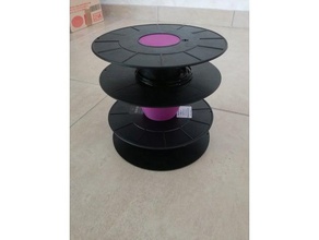 child stool recycling spool household children 3d print model - Mito3D