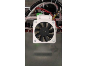 anet fan duct 60 3d printer parts 60mm cooling a8 upgrade 3d print model - Mito3D