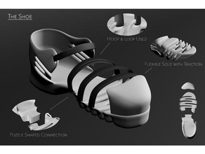 shoe 3d printing 3d print model - Mito3D